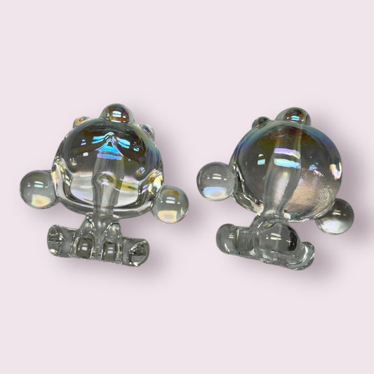 Skull Panda Shaped Beads (White)