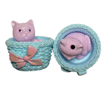 Cat in Basket Beads
