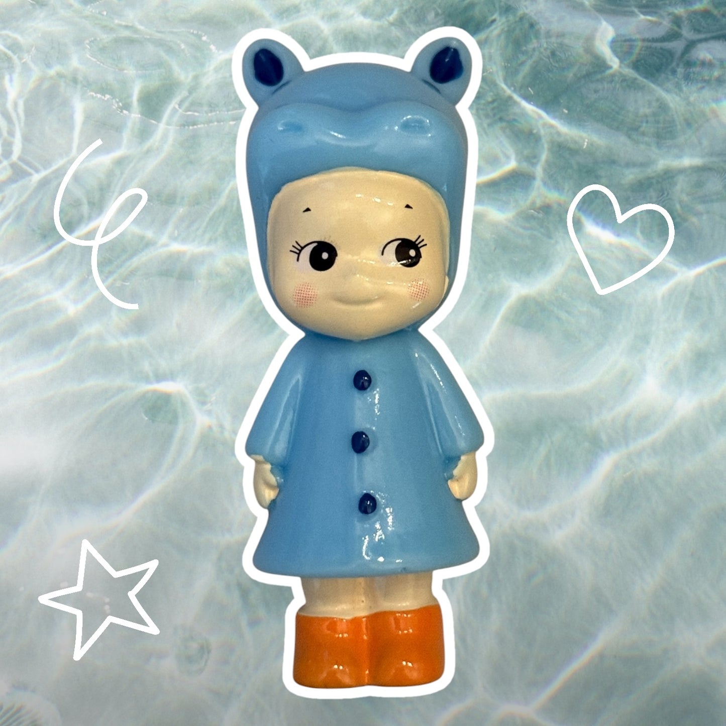 Angel Raincoat Mini Figurines