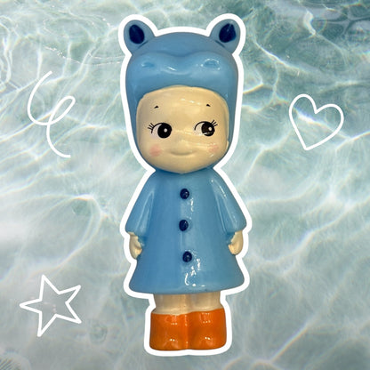 Angel Raincoat Mini Figurines