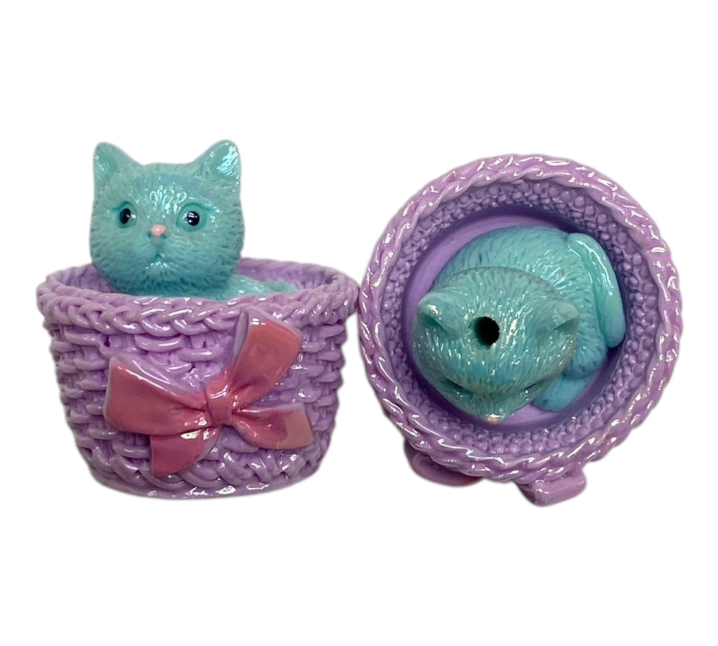 Cat in Basket Beads