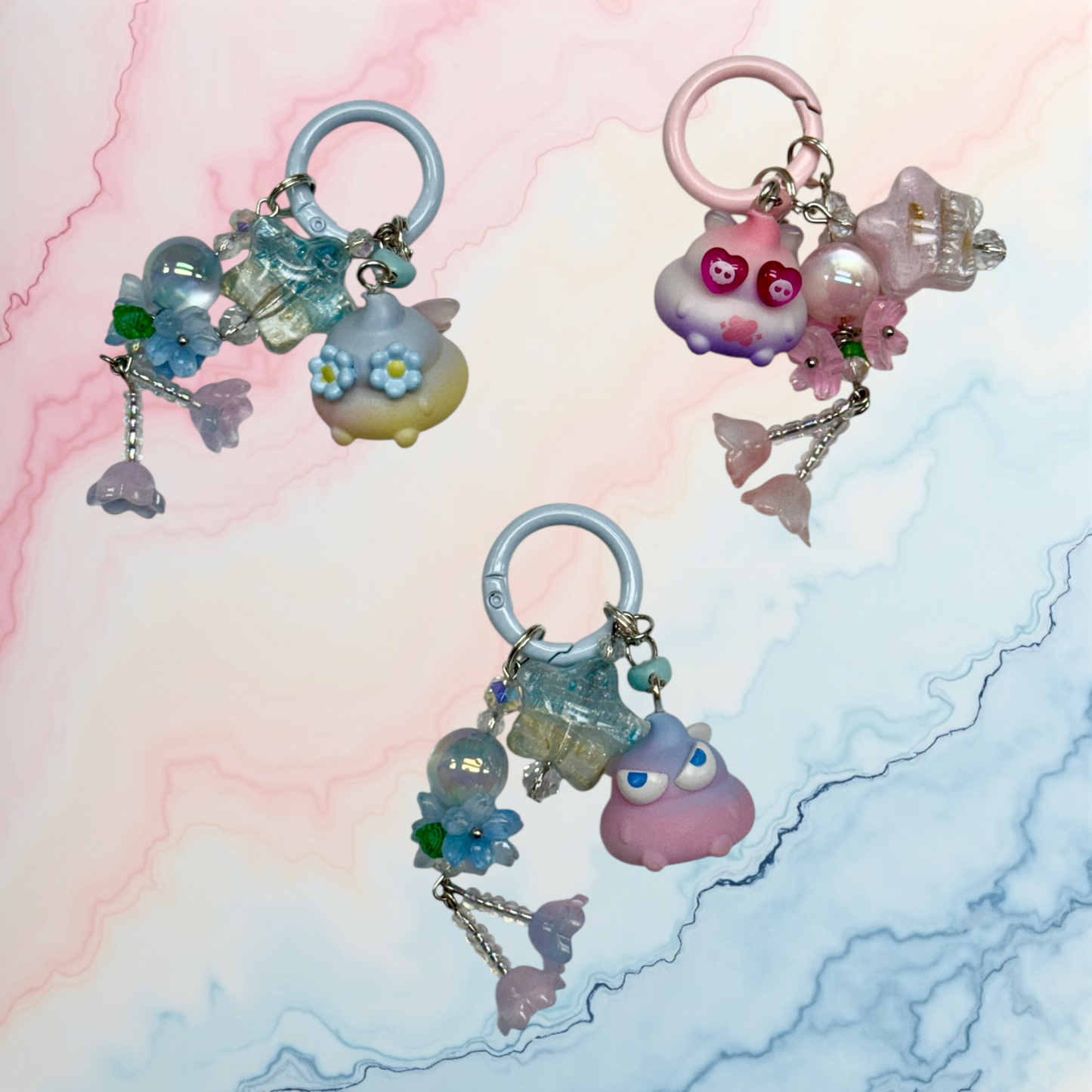 Glamorous Poop Keychains