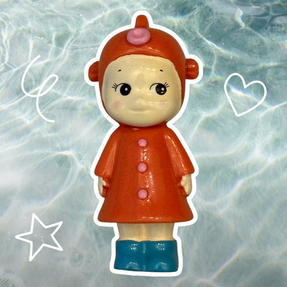 Angel Raincoat Mini Figurines