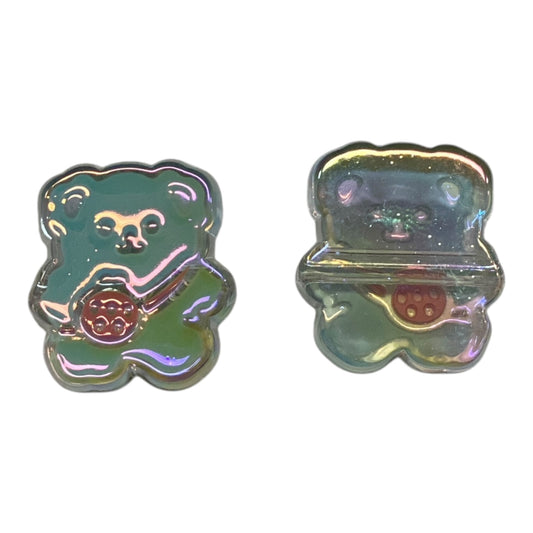 Bear Shaped Beads (Blue)