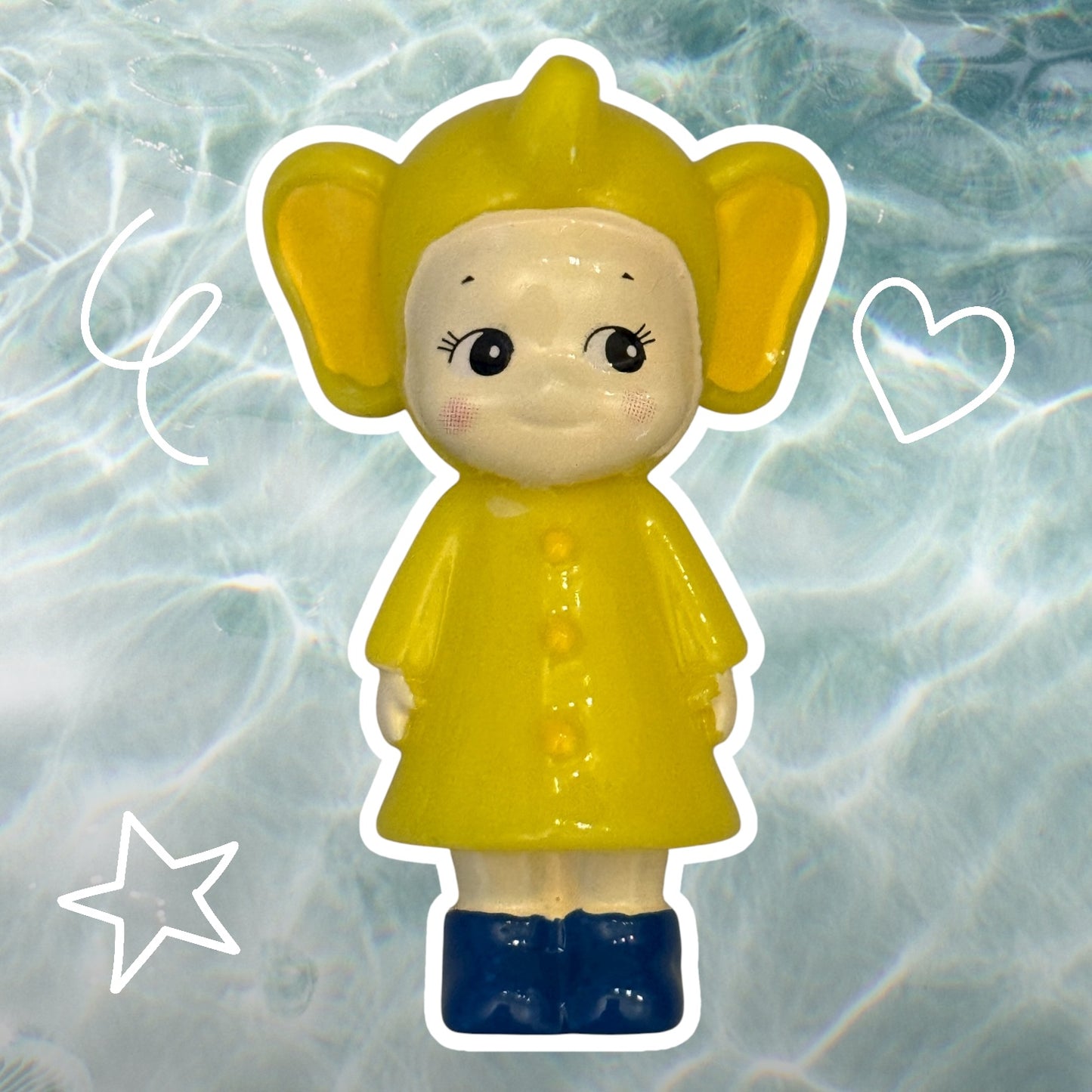 Angel Raincoat Mini Figurines