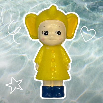 Angel Raincoat Mini Figurines