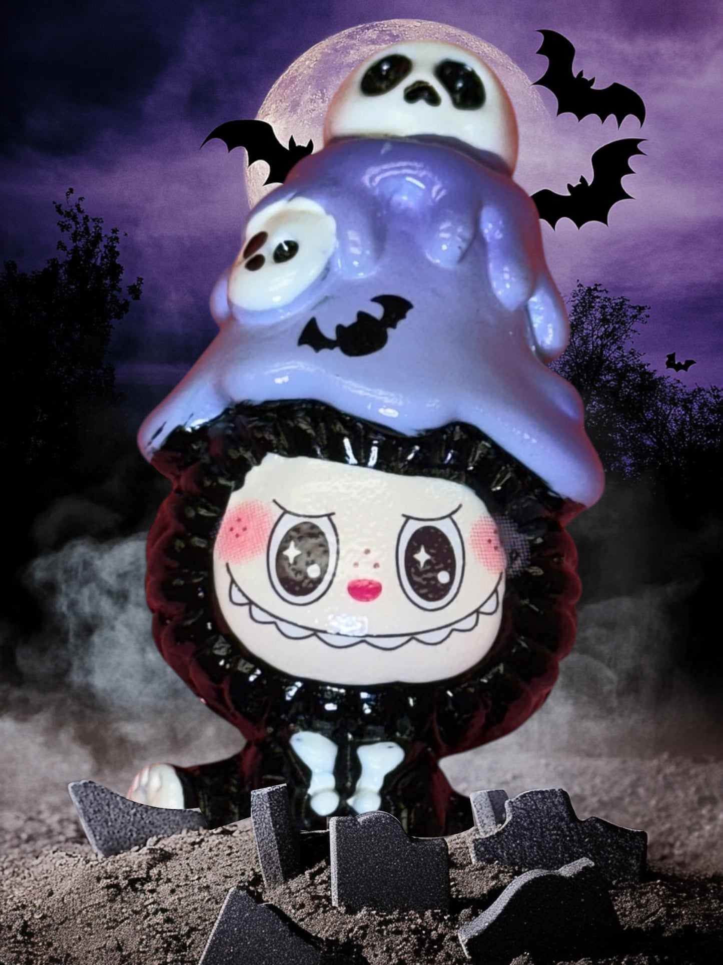 Halloween Labubu Mini Figurines