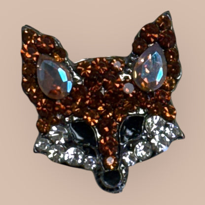 Wolf Metal Bead