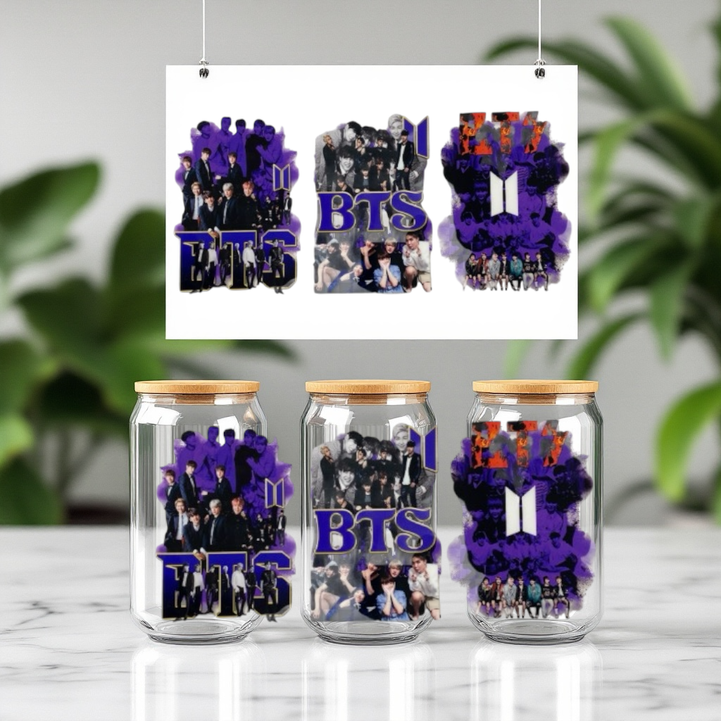 Kpop BTS Cup Wraps