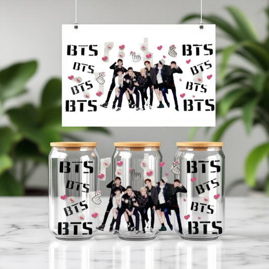 Kpop BTS Cup Wraps
