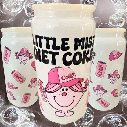 Little Miss Glass Tumbler