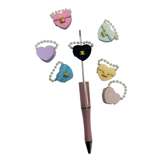 CC Heart Purse Beads