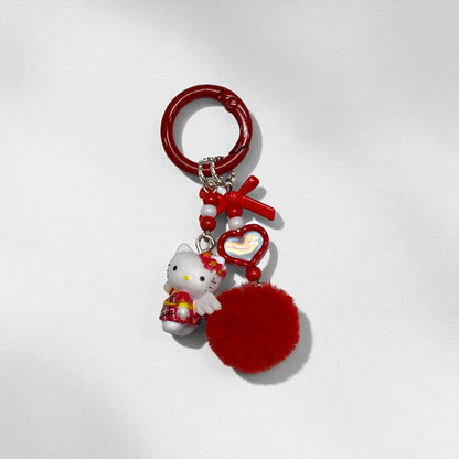 Hello Cat Keychains
