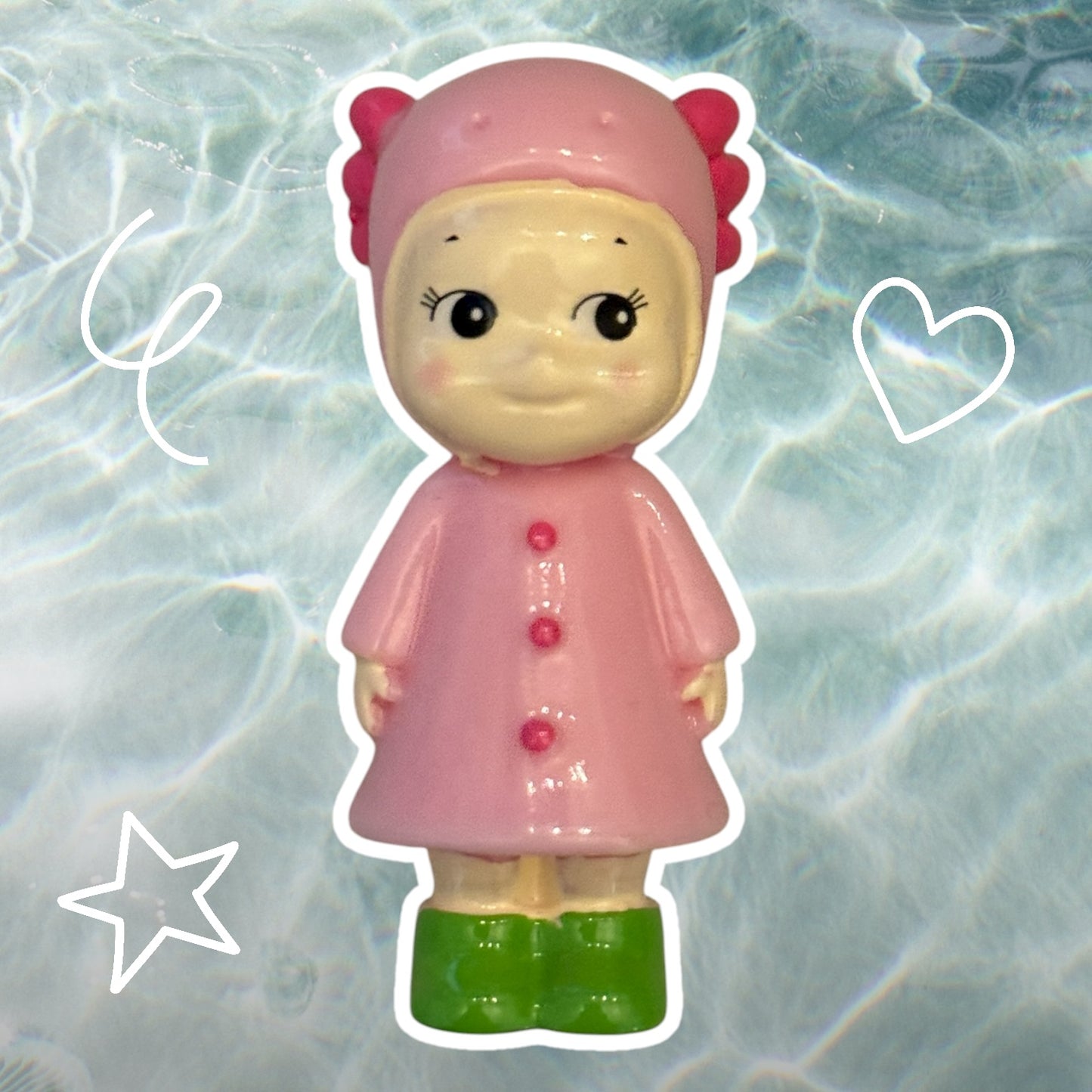 Angel Raincoat Mini Figurines