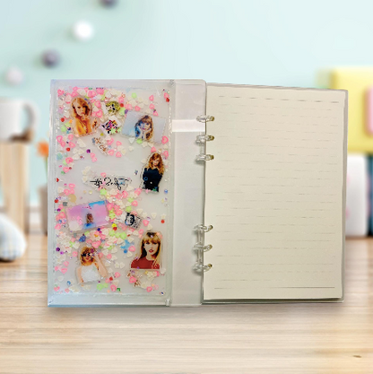 TSwift Shaker Notebook, Taylor, Swiftie Notebook