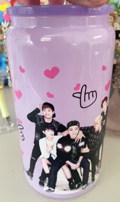 K-Pop Glass Tumblers